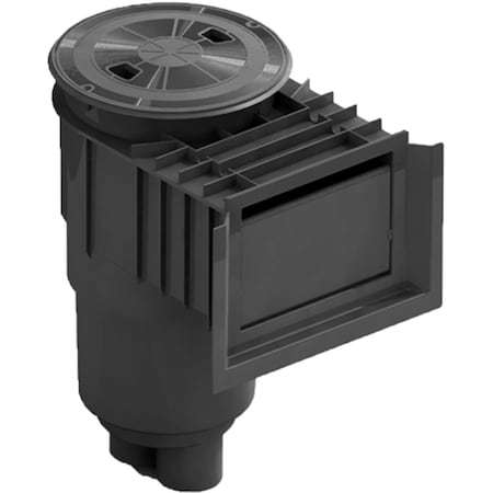 Aquastar Skimmer with Waterstop Face Float Assembly Basket Collar Lid; Dark Gray SKR105